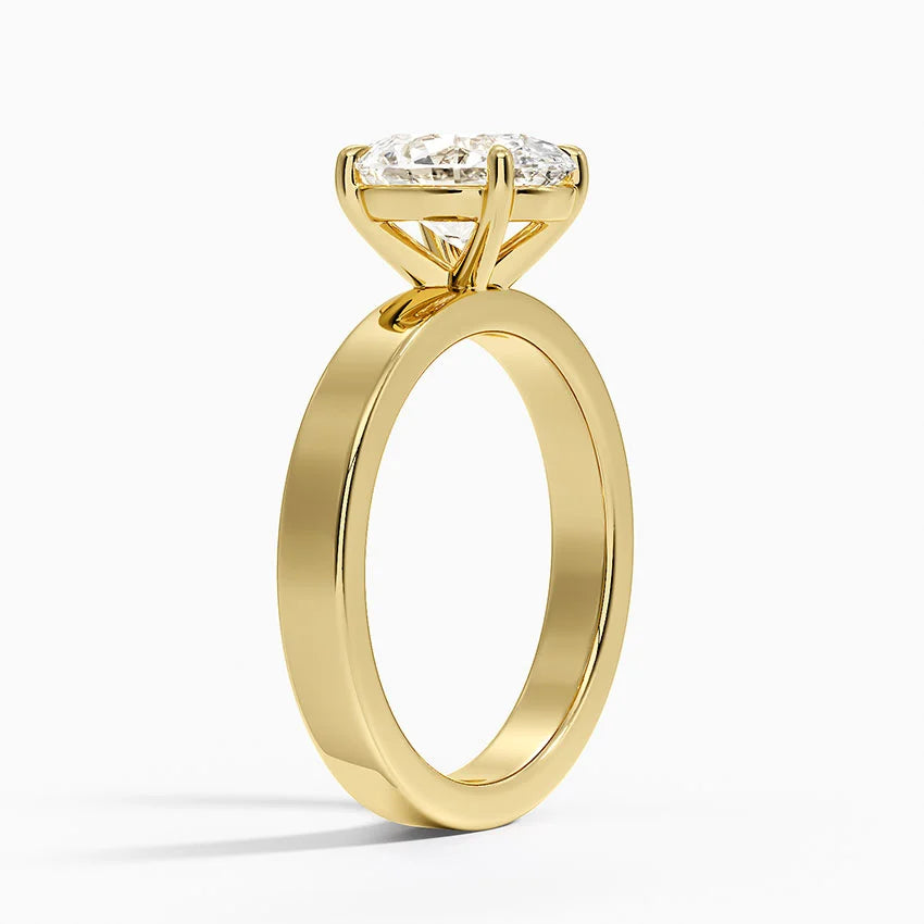 Peyton 3mm Solitaire Ring in 14K Yellow Gold