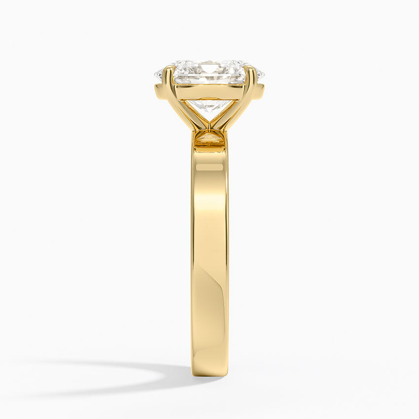 Peyton 3mm Solitaire Ring in 14K Yellow Gold