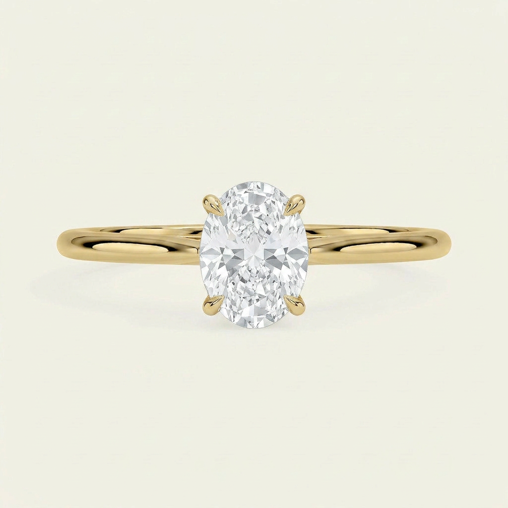Dawn 1.5mm Diamond Ring in 14K Yellow Gold