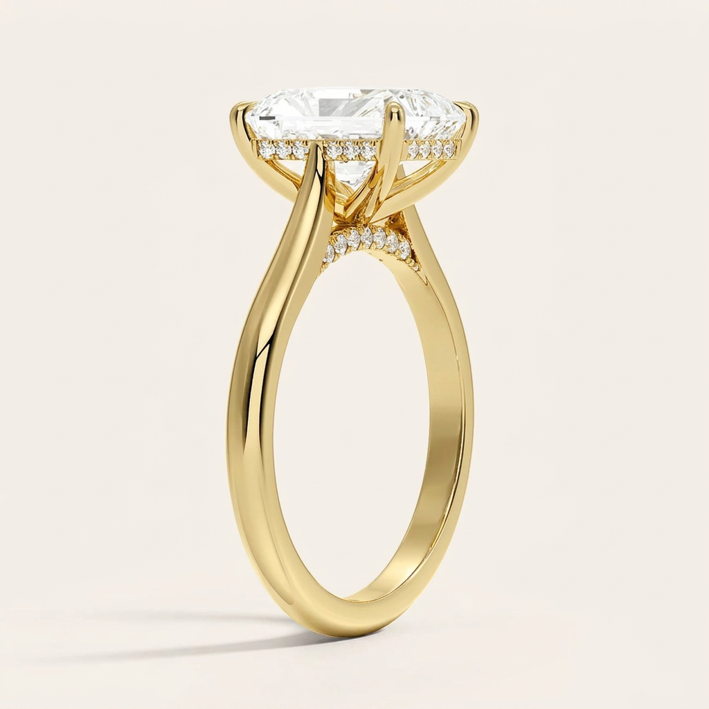 Dawn 2mm Diamond Ring in 14K Yellow Gold