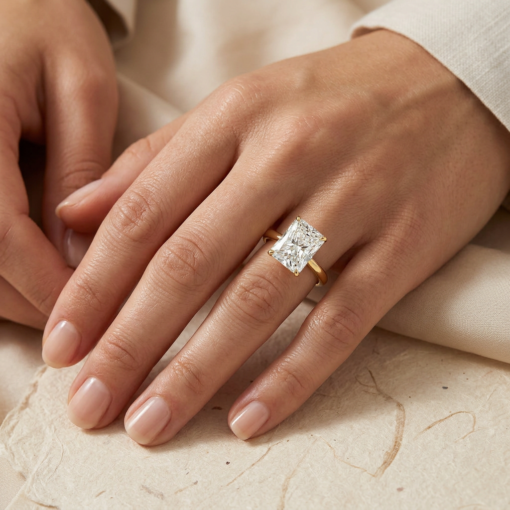 Dawn 2mm Diamond Ring in 14K Yellow Gold