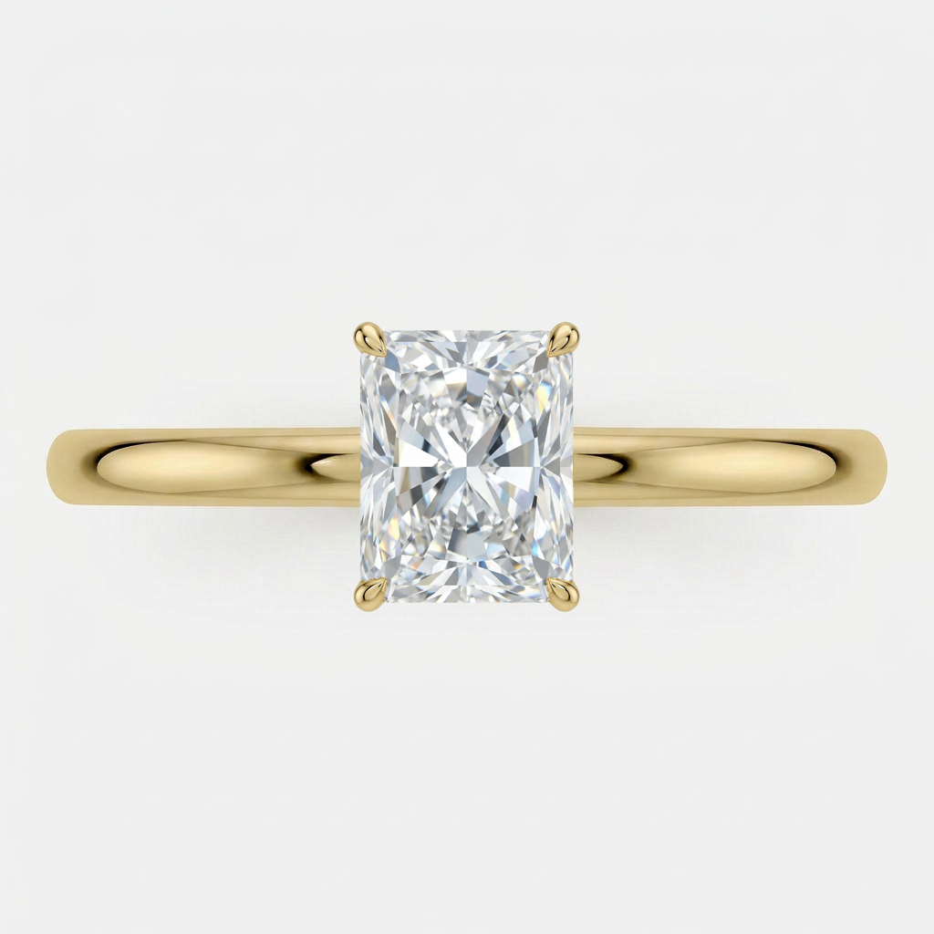 Dawn 2mm Diamond Ring in 14K Yellow Gold