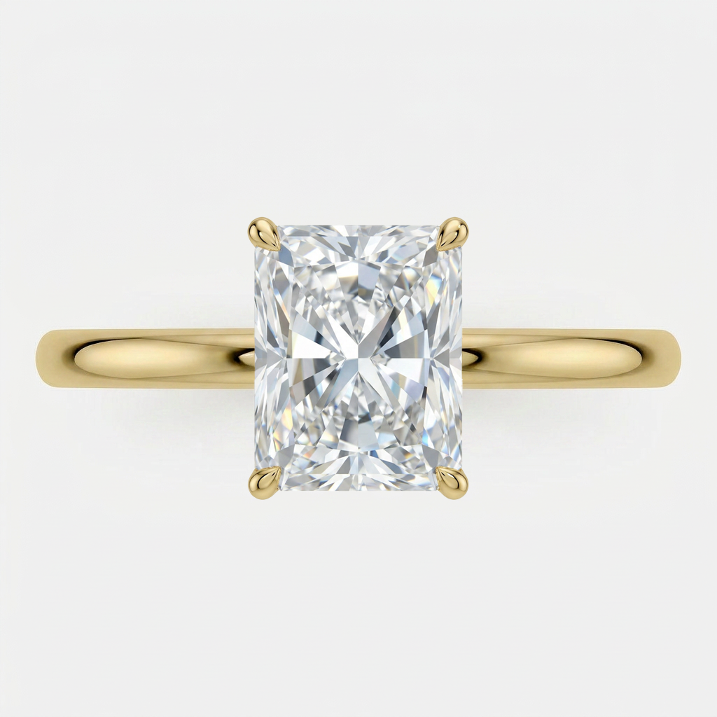 Dawn 2mm Diamond Ring in 14K Yellow Gold