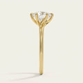 Delilah Twist Solitaire Ring in 14K Yellow Gold