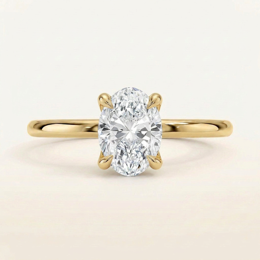 Petite Elodie 1.5mm Ring in 14K Yellow Gold
