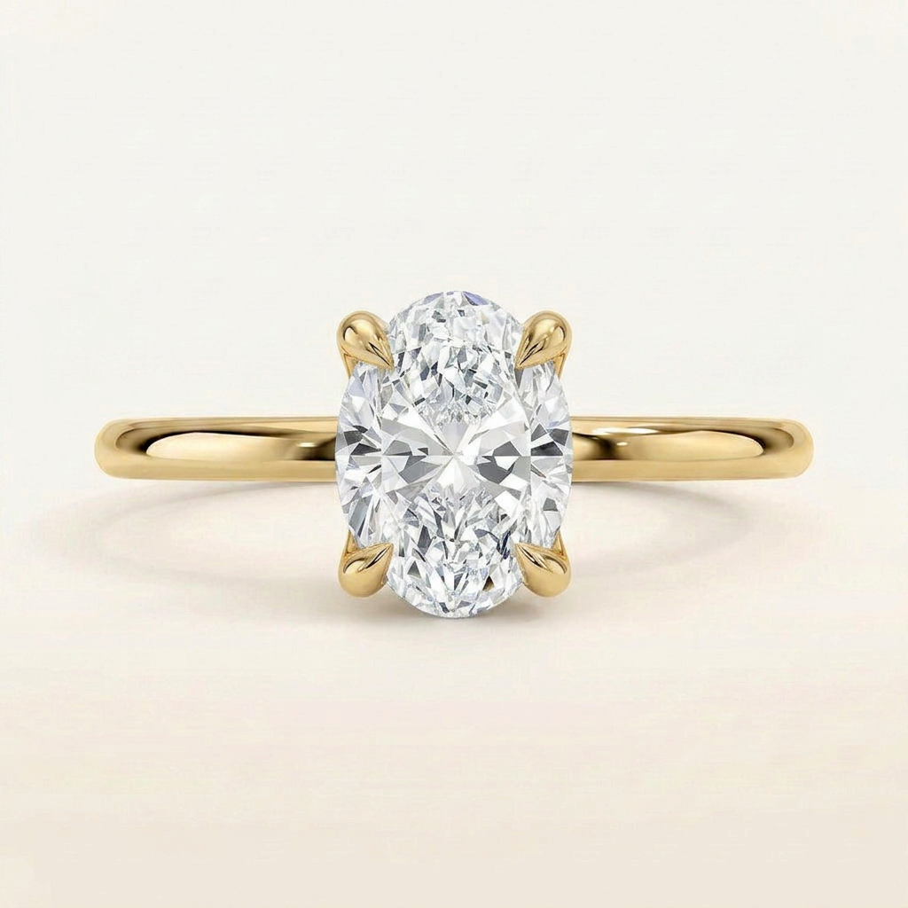 Petite Elodie 1.5mm Ring in 14K Yellow Gold