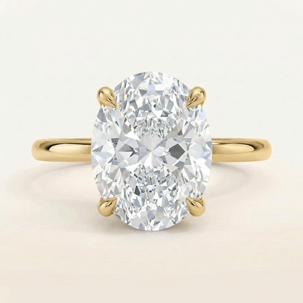 Elodie 1.8mm Solitaire Ring in 14K Yellow Gold