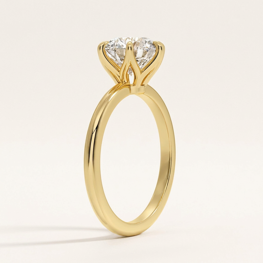 Esme 1.8mm Ring in 14K Yellow Gold