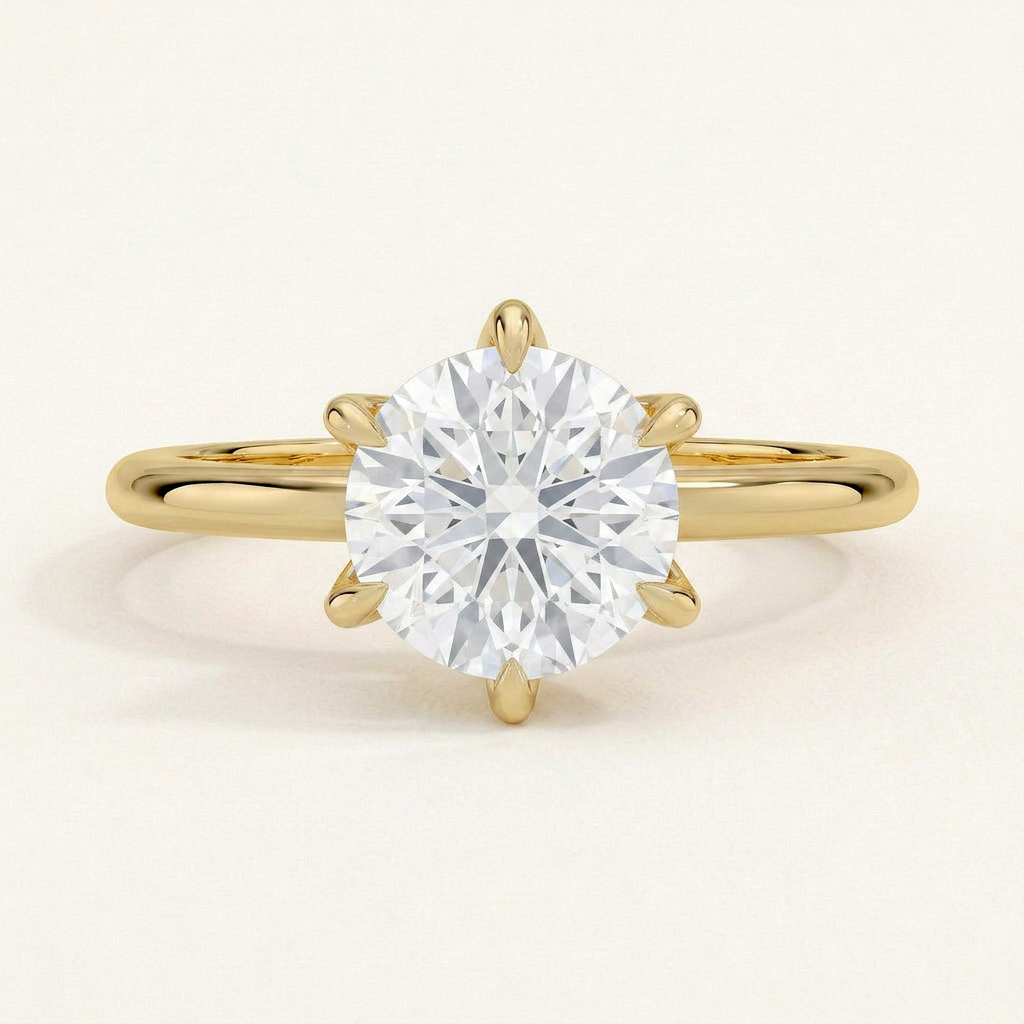 Esme 1.8mm Ring in 14K Yellow Gold