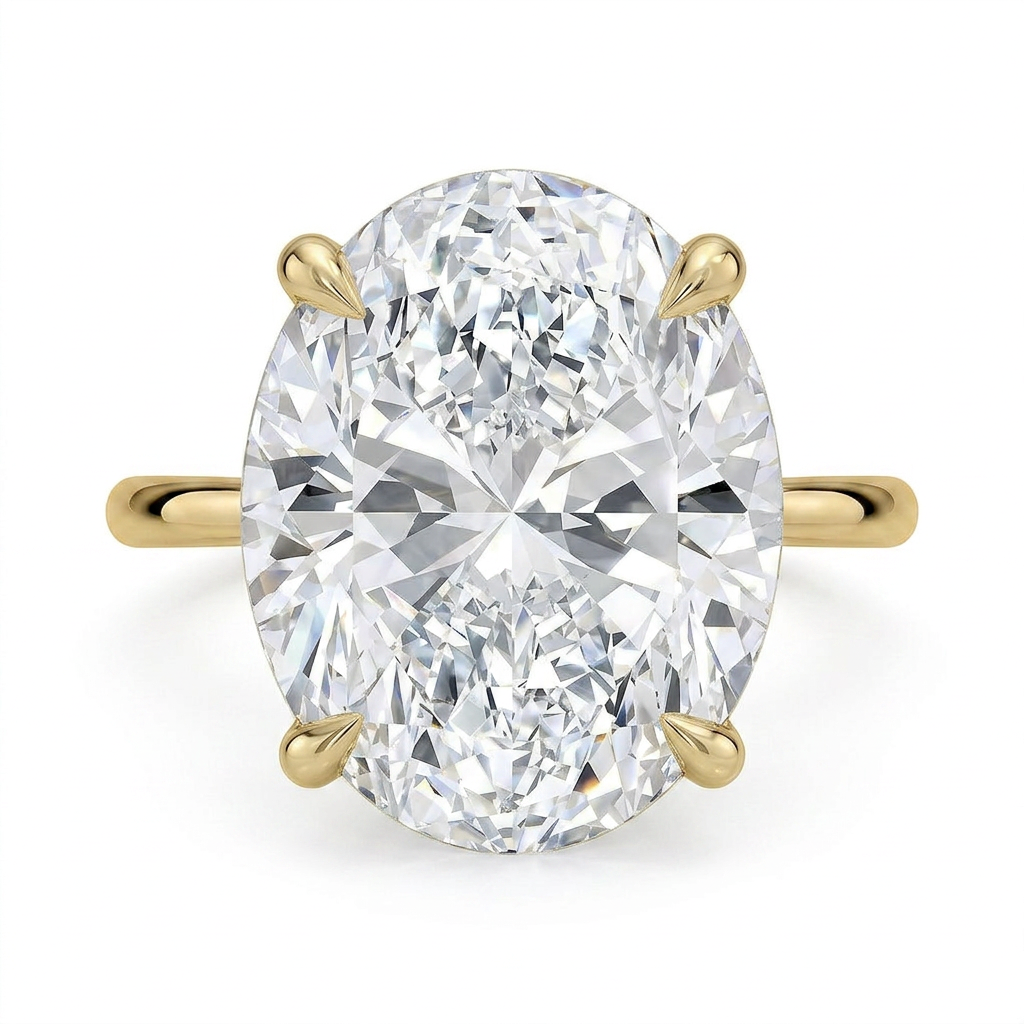 Freesia 2mm Solitaire Ring in 14K Yellow Gold