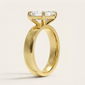 Peyton East-West Solitaire Ring in 14K Yellow Gold