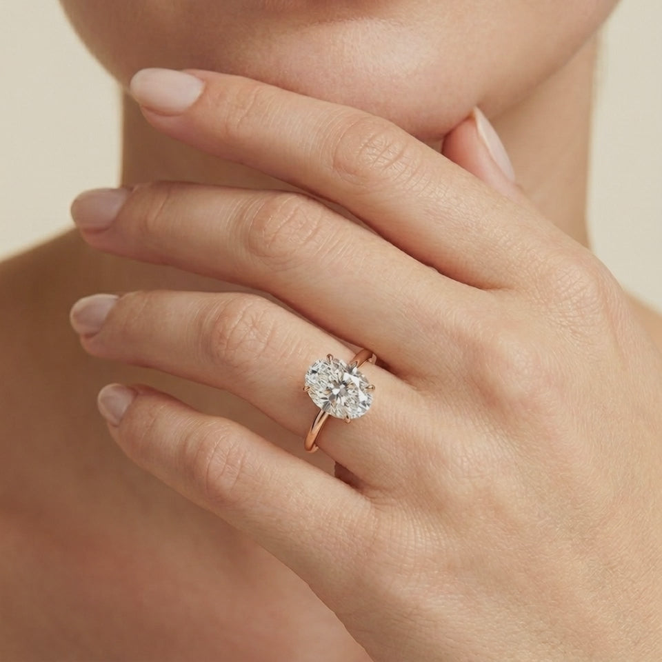 Petal 1.5mm Diamond Ring in 14K Yellow Gold