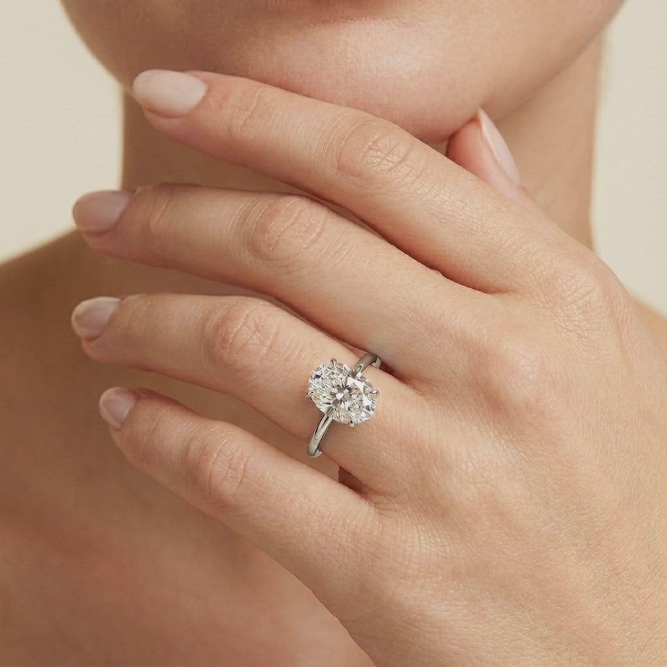 Petal 1.5mm Diamond Ring in 14K Yellow Gold
